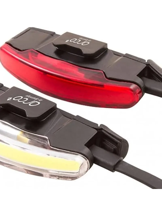 Set Luces Spanninga Arco USB | 30/80 Lúmenes | Al-Límite Bicis