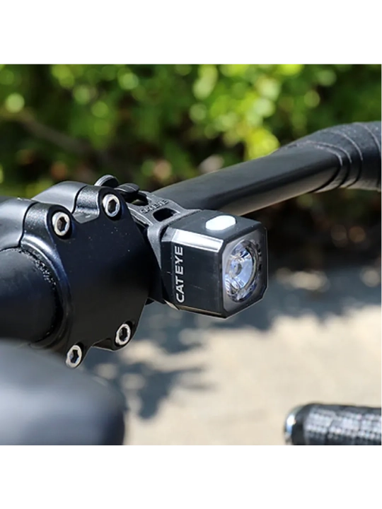 Montaje-compacto-luces-CatEye-Nano60-FR-ciclismo-carretera-MTB-Al-Limite-Bicis