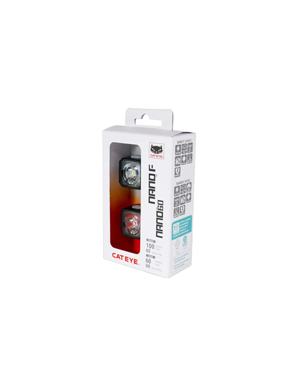 Kit-luces-bicicleta-CatEye-Nano60-FR-potencia-100-60-lúmenes-USB-C-Al-Limite-Bicis