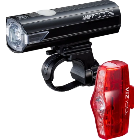 Kit-luces-bicicleta-CatEye-AMPP500-ViZ150-combo-potencia-USB-C-Al-Limite-Bicis