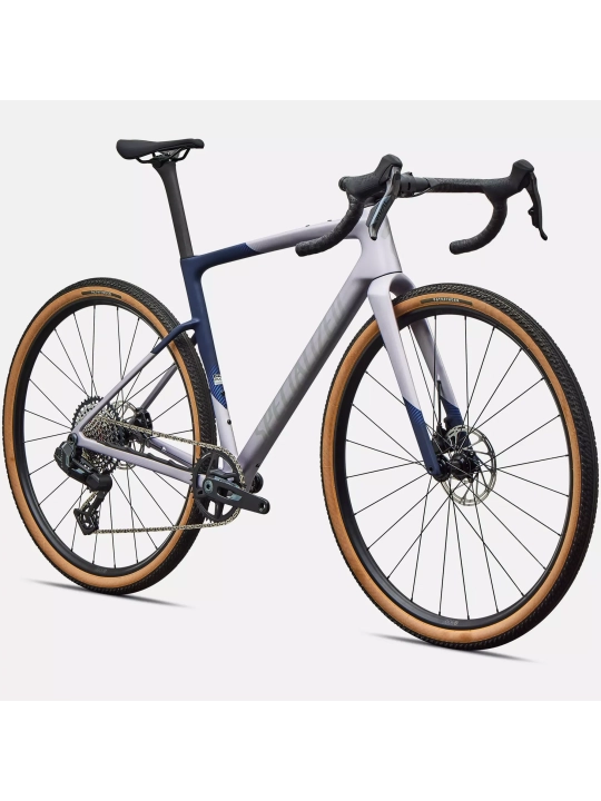 Bicicleta de gravel Specialized Crux Comp con cuadro de carbono FACT 10r y grupo SRAM Rival AXS 13v