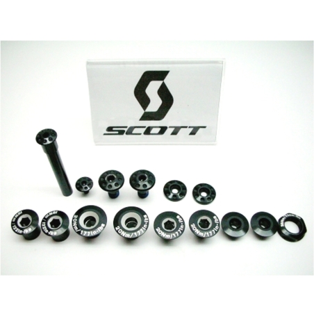 Set Tornilleria Negra Scott Spark 122012 | Al-Límite Bicis