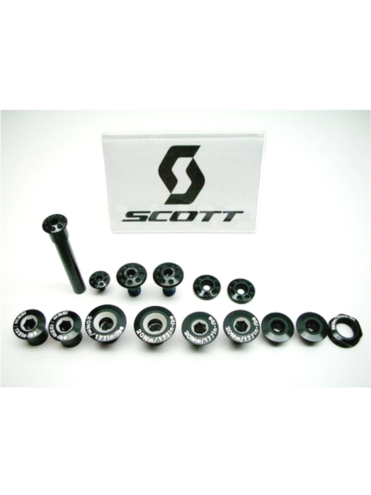 Set Tornilleria Negra Scott Spark 122012 | Al-Límite Bicis